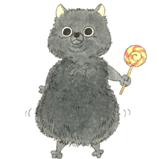 Blak Pomeranian Kokkun sticker #3157081