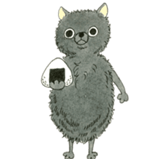 Blak Pomeranian Kokkun sticker #3157082