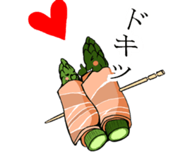 Feelings of vegetables sticker #3157205