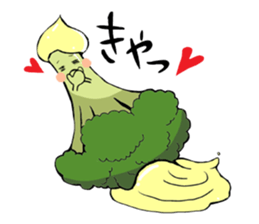 Feelings of vegetables sticker #3157206