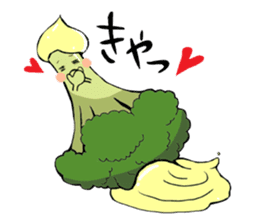 Feelings of vegetables sticker #3157206