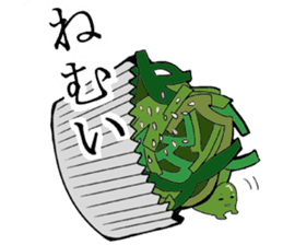 Feelings of vegetables sticker #3157213