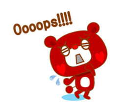 Reaction bear sticker #3158263