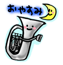 Brassband instruments with Japanese MSG sticker #3158444