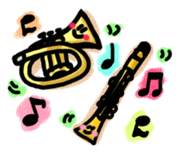 Brassband instruments with Japanese MSG sticker #3158471