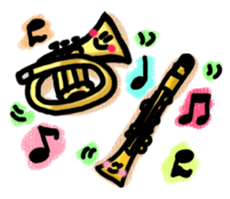 Brassband instruments with Japanese MSG sticker #3158471