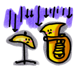 Brassband instruments with Japanese MSG sticker #3158476