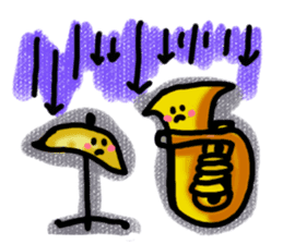 Brassband instruments with Japanese MSG sticker #3158476