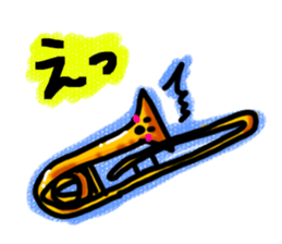 Brassband instruments with Japanese MSG sticker #3158478