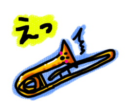 Brassband instruments with Japanese MSG sticker #3158478