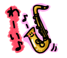 Brassband instruments with Japanese MSG sticker #3158480