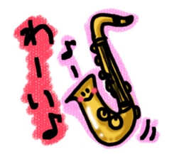 Brassband instruments with Japanese MSG sticker #3158480