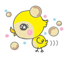 Cute Colorful animal Sticker sticker #3158806