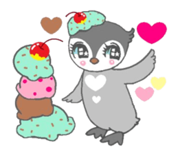 Cute Colorful animal Sticker sticker #3158823