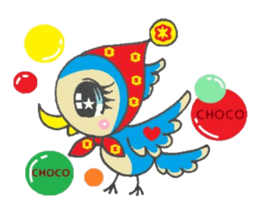 Cute Colorful animal Sticker sticker #3158830