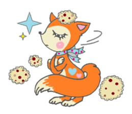 Cute Colorful animal Sticker sticker #3158831