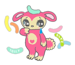 Cute Colorful animal Sticker sticker #3158834