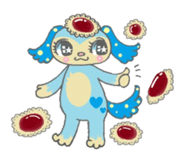 Cute Colorful animal Sticker sticker #3158838