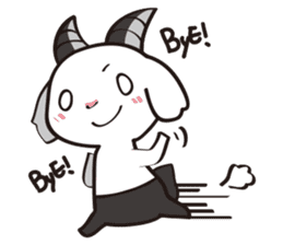 Blackpants Goat sticker #3159404