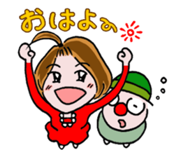 Clown YAMA & Opera Singer MARI sticker #3160003