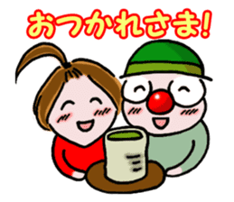 Clown YAMA & Opera Singer MARI sticker #3160007