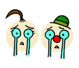 Clown YAMA & Opera Singer MARI sticker #3160015