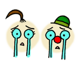 Clown YAMA & Opera Singer MARI sticker #3160015
