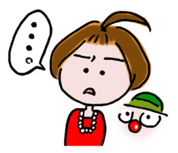 Clown YAMA & Opera Singer MARI sticker #3160017