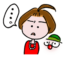 Clown YAMA & Opera Singer MARI sticker #3160017