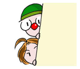 Clown YAMA & Opera Singer MARI sticker #3160018