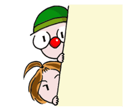 Clown YAMA & Opera Singer MARI sticker #3160018