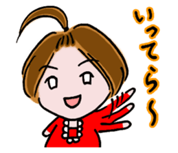 Clown YAMA & Opera Singer MARI sticker #3160025