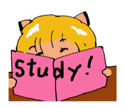 Cat's?Foreign students sticker #3160921
