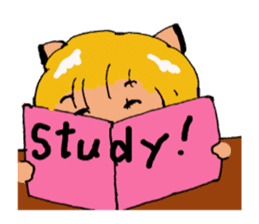 Cat's?Foreign students sticker #3160921