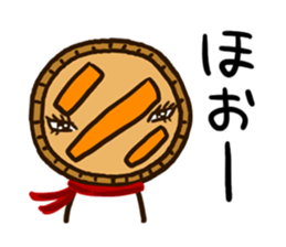 Pumpkin pie man sticker #3162013