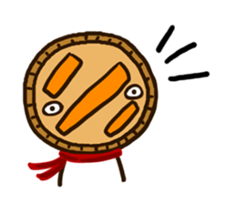 Pumpkin pie man sticker #3162014