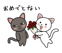 Fukushima valve cat black and white Gil sticker #3162222