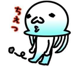 Jellyfish boy sticker #3163338