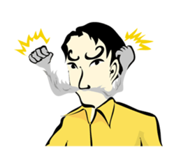 mustache Sticker sticker #3163990