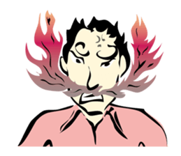 mustache Sticker sticker #3163991