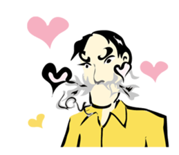 mustache Sticker sticker #3163992