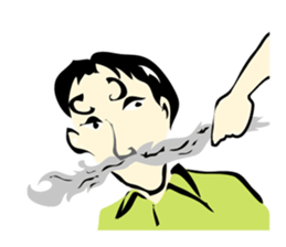 mustache Sticker sticker #3163993