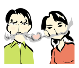 mustache Sticker sticker #3163995