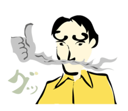 mustache Sticker sticker #3163999