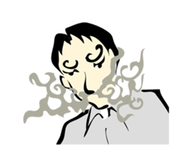 mustache Sticker sticker #3164003