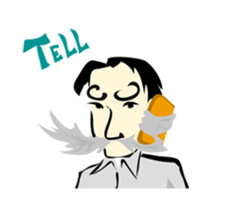 mustache Sticker sticker #3164007