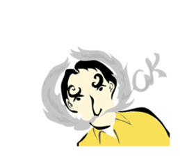 mustache Sticker sticker #3164009