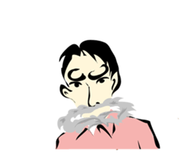 mustache Sticker sticker #3164013