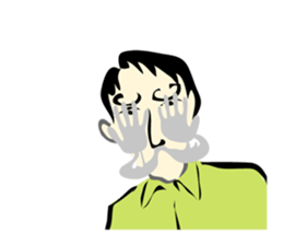 mustache Sticker sticker #3164016