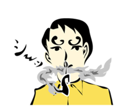 mustache Sticker sticker #3164019